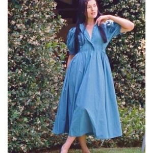 Doen Blue Midi Dress